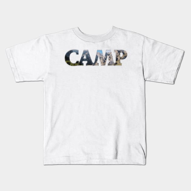 CAMP Kids T-Shirt by afternoontees